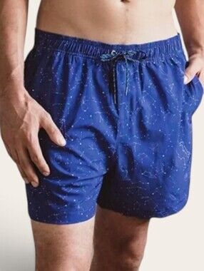 Southern Saints 16" Mongoose Constellation Drawstring Volley Swim Trunk